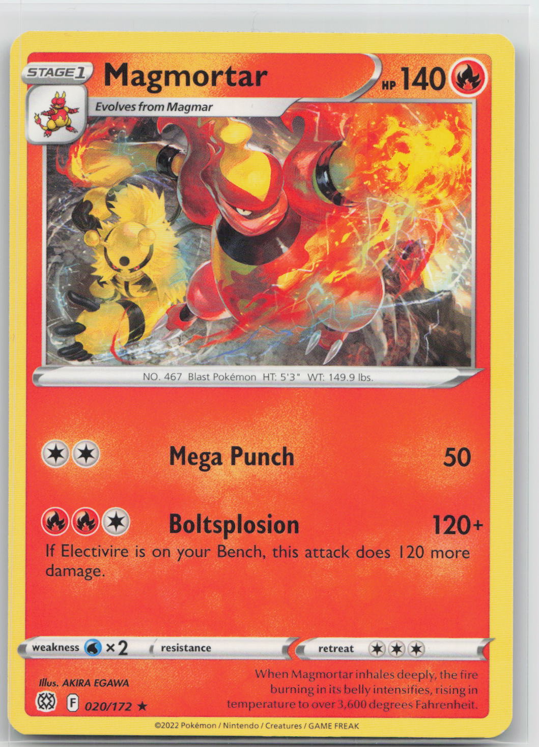 Magmortar - Brilliant Stars 020/172