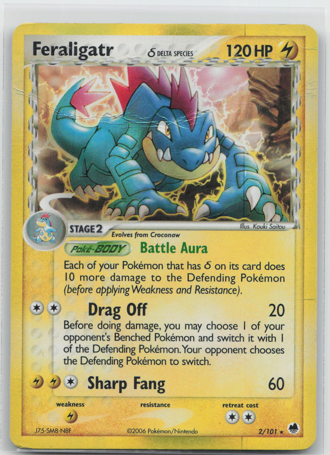Feraligatr δ - Dragon Frontiers 2/101