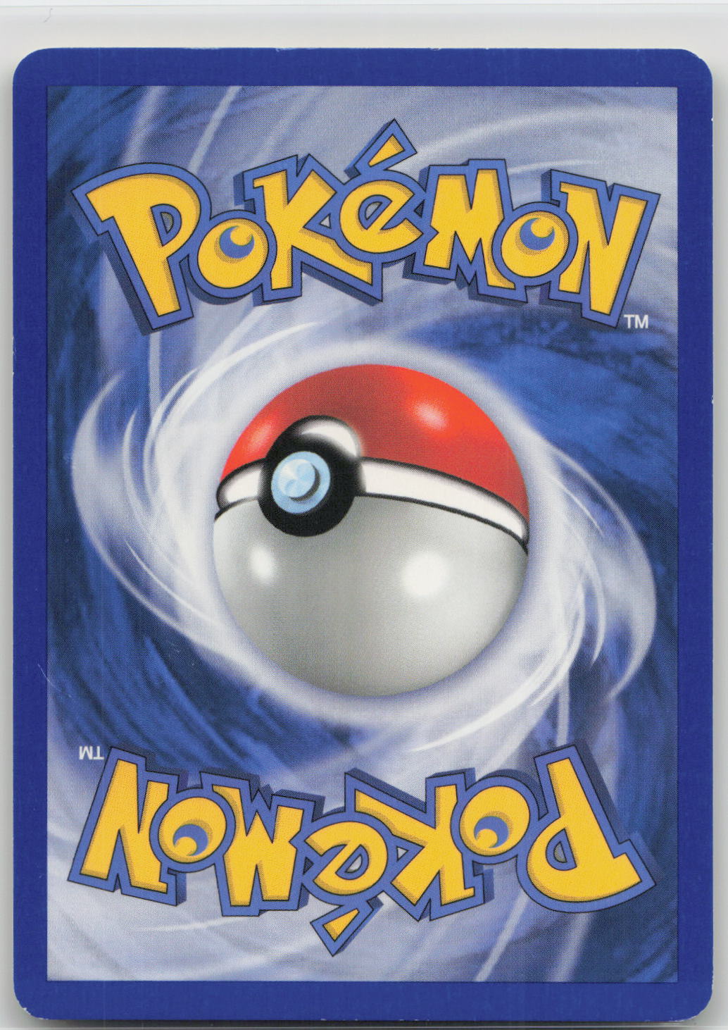 Back of card