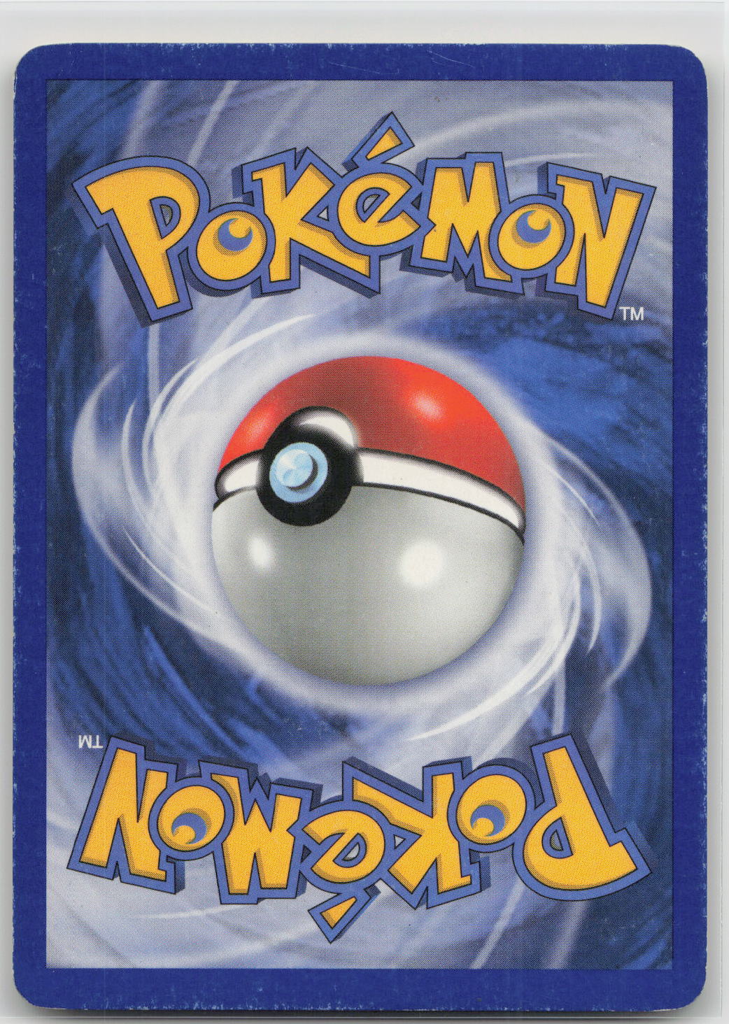 Back of card