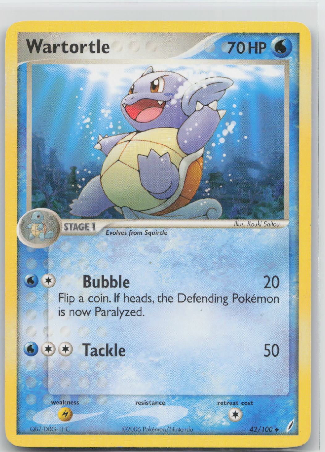 Wartortle - Crystal Guardians 42/100