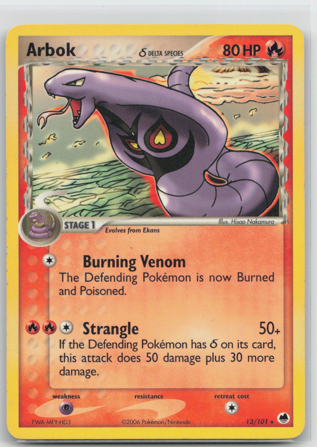 Arbok δ - Dragon Frontiers 13/101