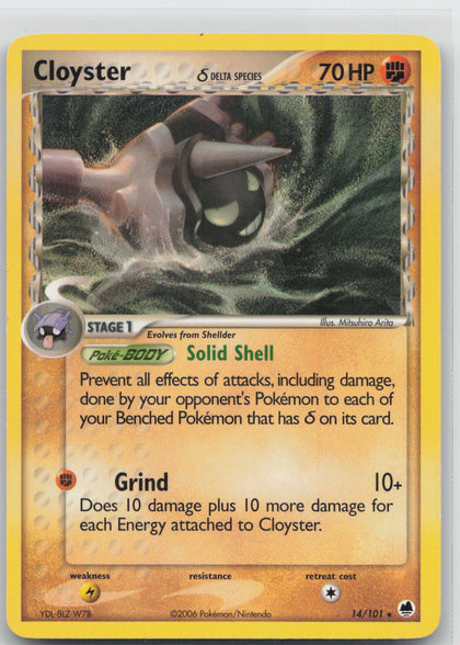 Cloyster δ - Dragon Frontiers 14/101