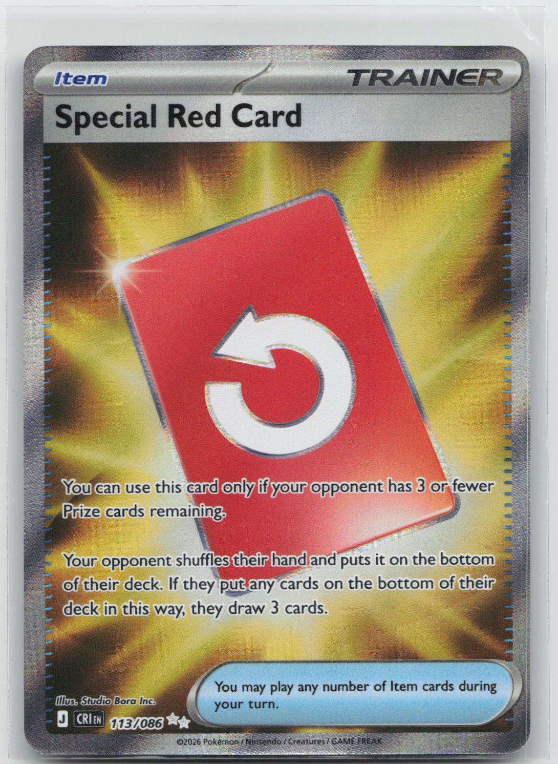 Special Red Card - Chaos Rising 113/086