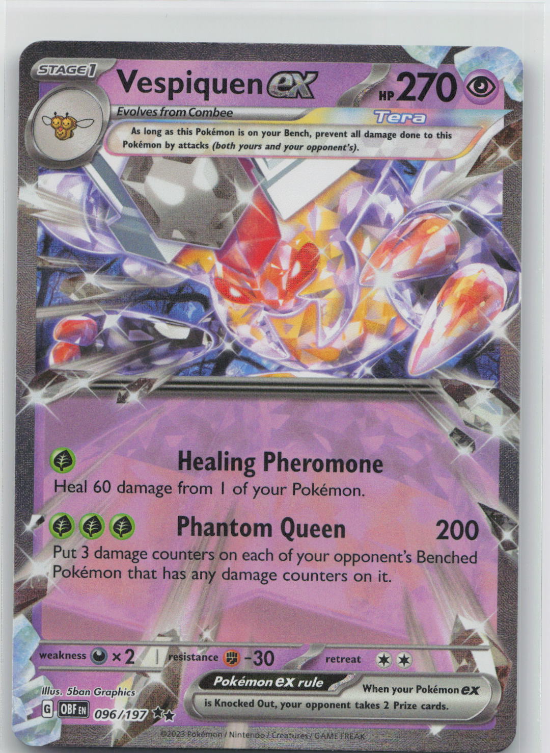 Vespiquen ex - Obsidian Flames 096/197