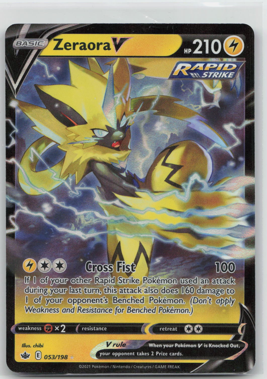 Zeraora V - Chilling Reign 053/198