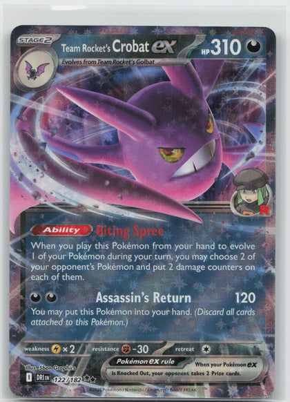 Team Rocket's Crobat ex - Destined Rivals 122/182
