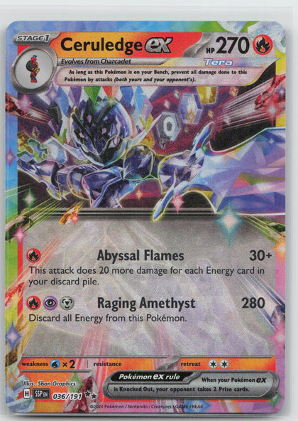 Ceruledge ex - Surging Sparks 036/191