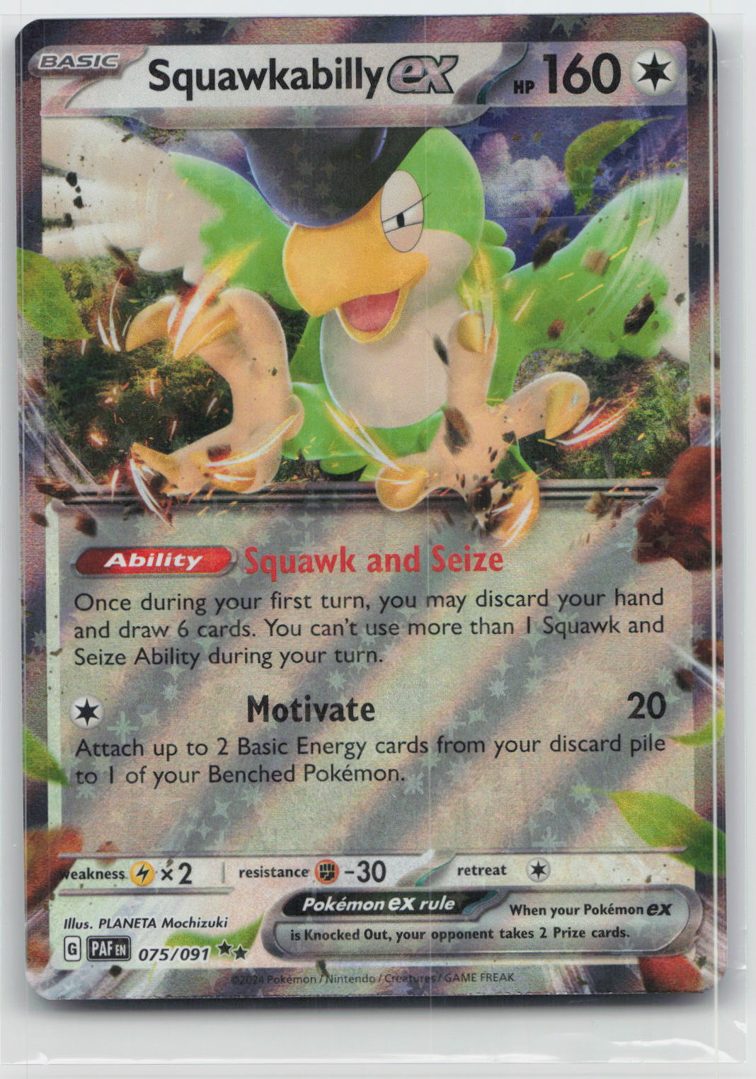 Squawkabilly ex - Paldean Fates 075/091