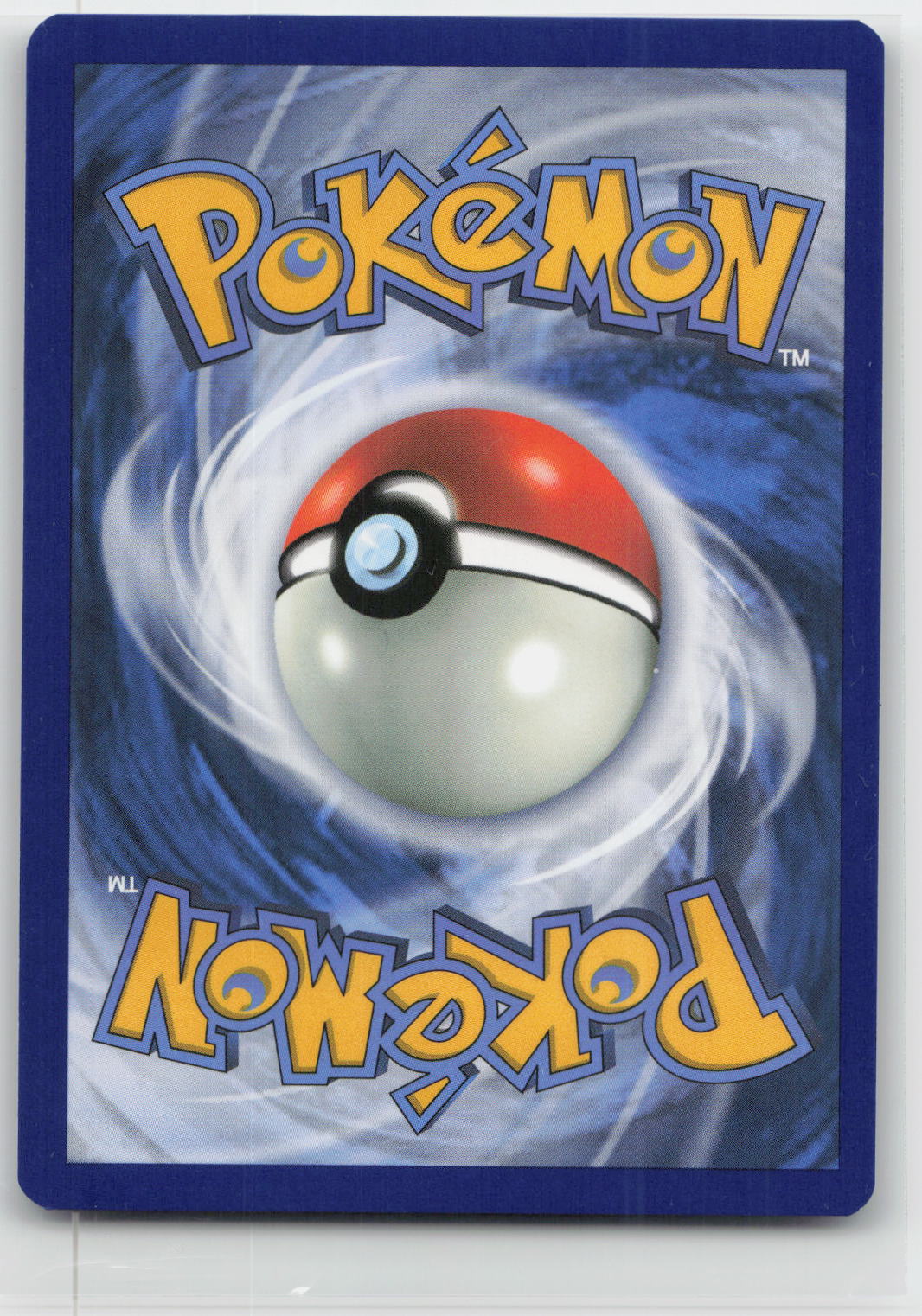Back of card