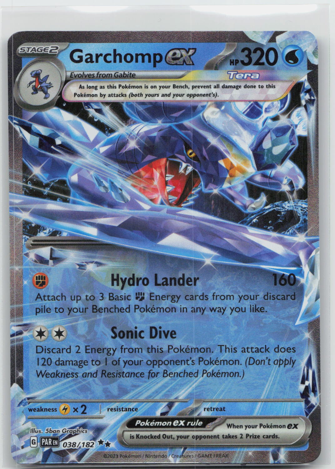 Garchomp ex - Paradox Rift 038/182