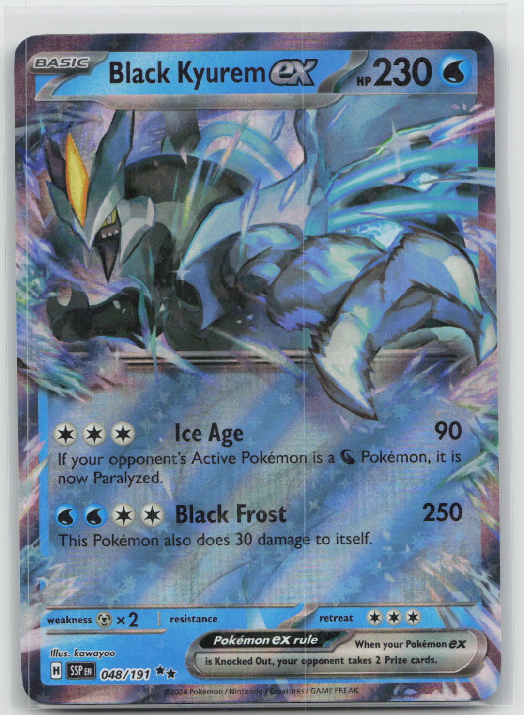 Black Kyurem ex - Surging Sparks 048/191