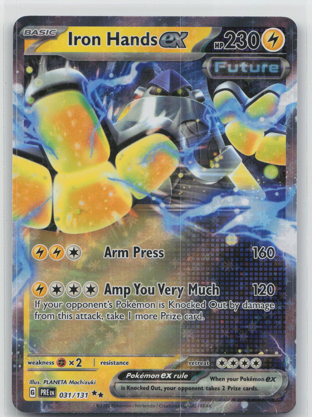 Iron Hands ex - Prismatic Evolutions 031/131