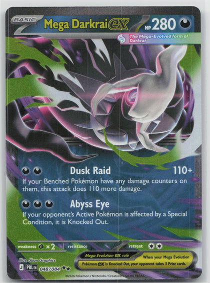 Mega Darkrai ex - Pitch Black 048/084