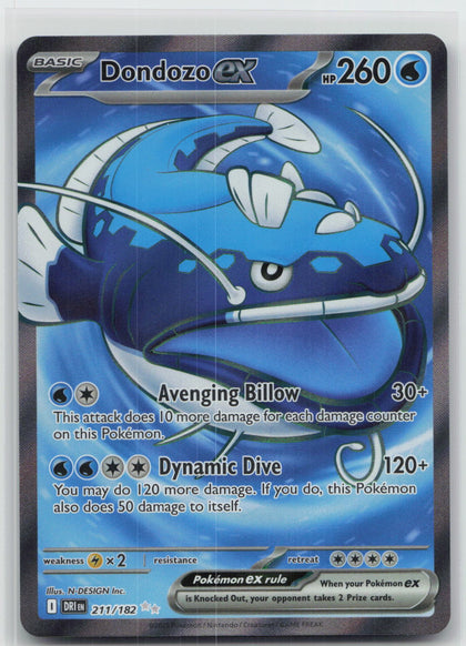 Dondozo ex - Destined Rivals 211/182