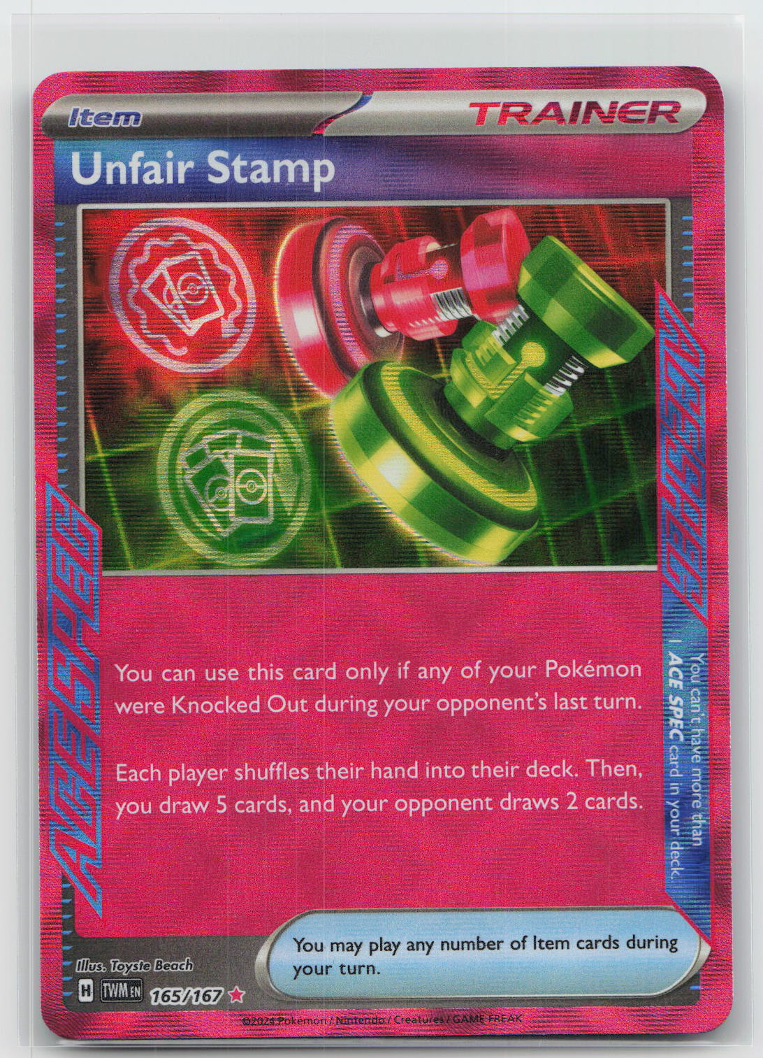 Unfair Stamp - Twilight Masquerade 165/167
