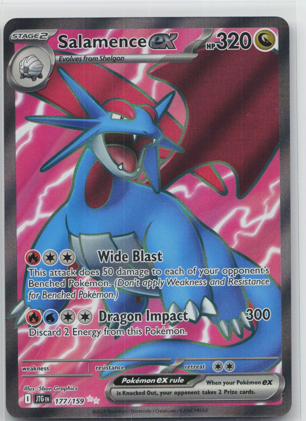 Salamence ex - Journey Together 177/159