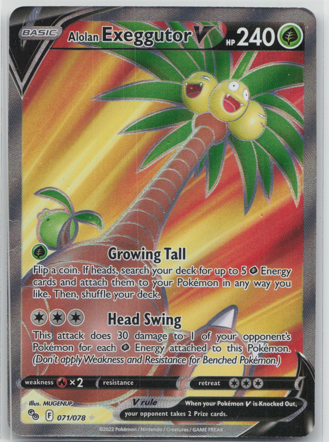 Alolan Exeggutor V - Pokémon GO 071/078