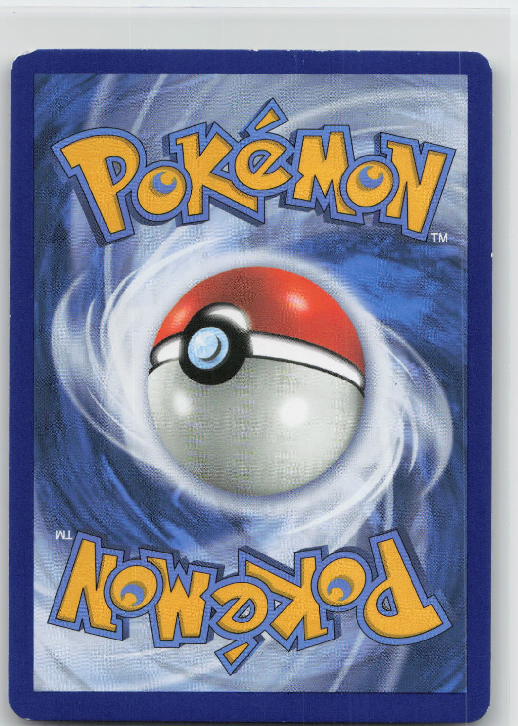Back of card
