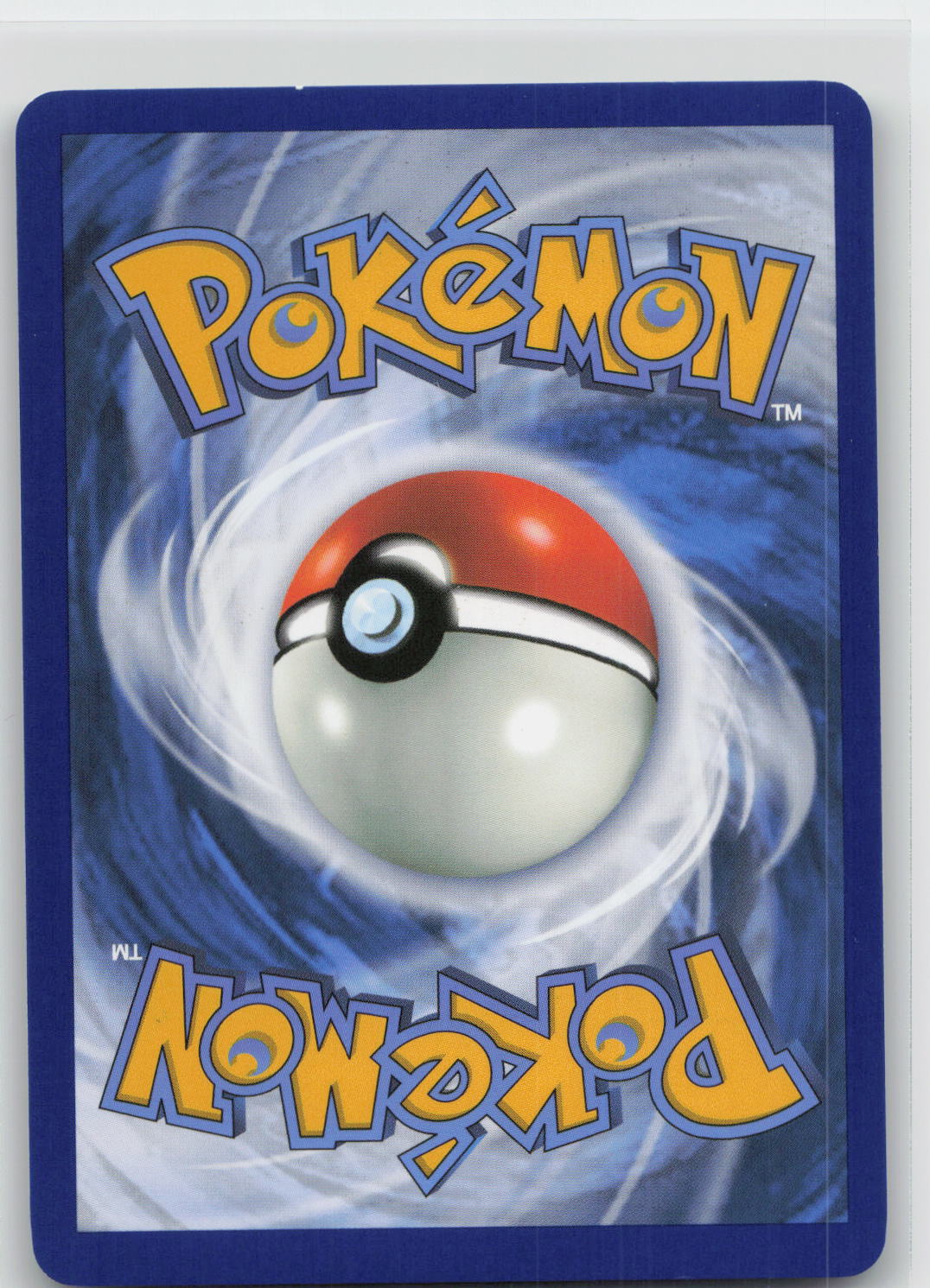 Back of card
