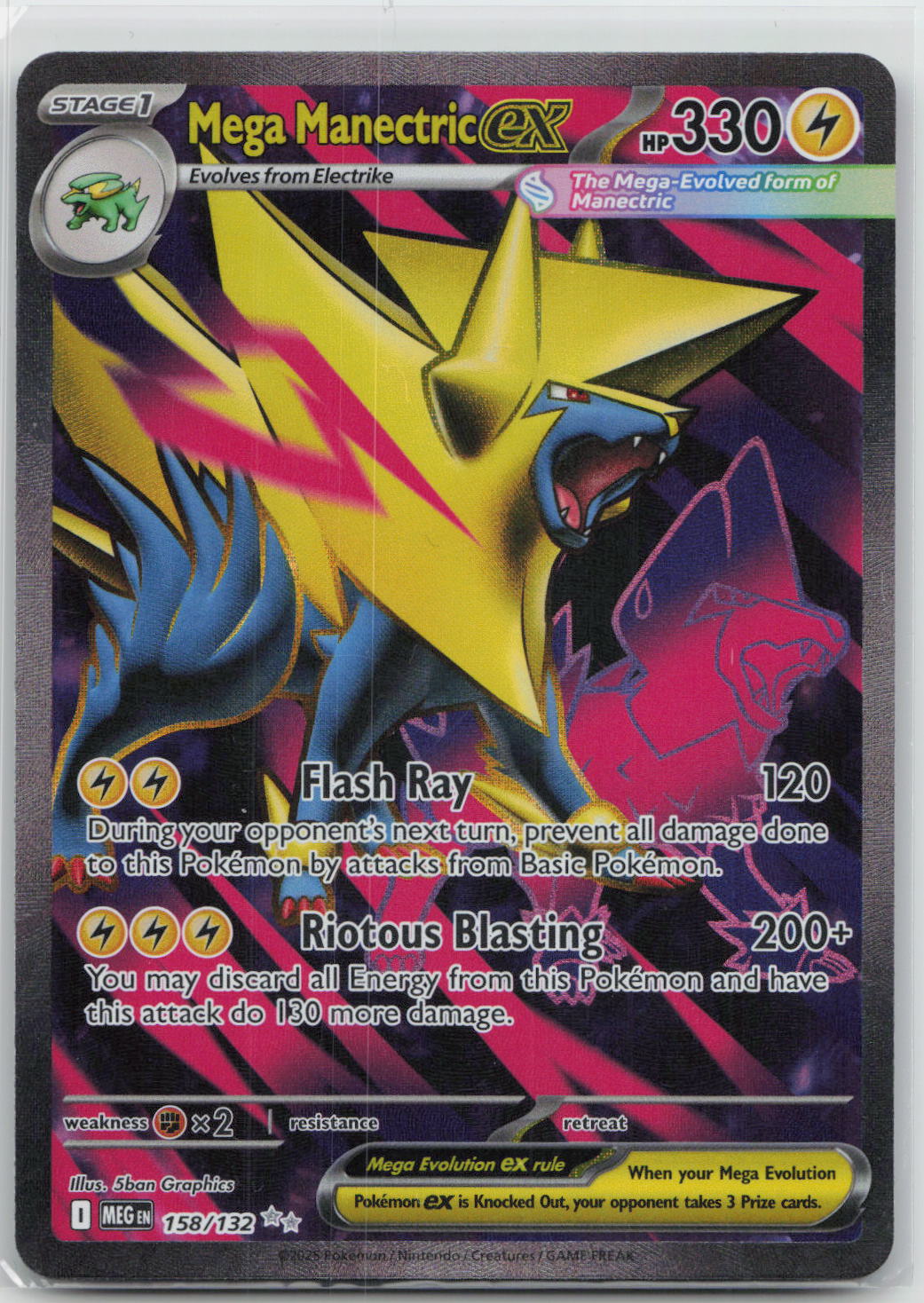 Mega Manectric ex - Mega Evolution 158/132