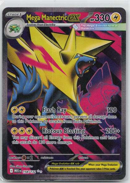 Mega Manectric ex - Mega Evolution 158/132