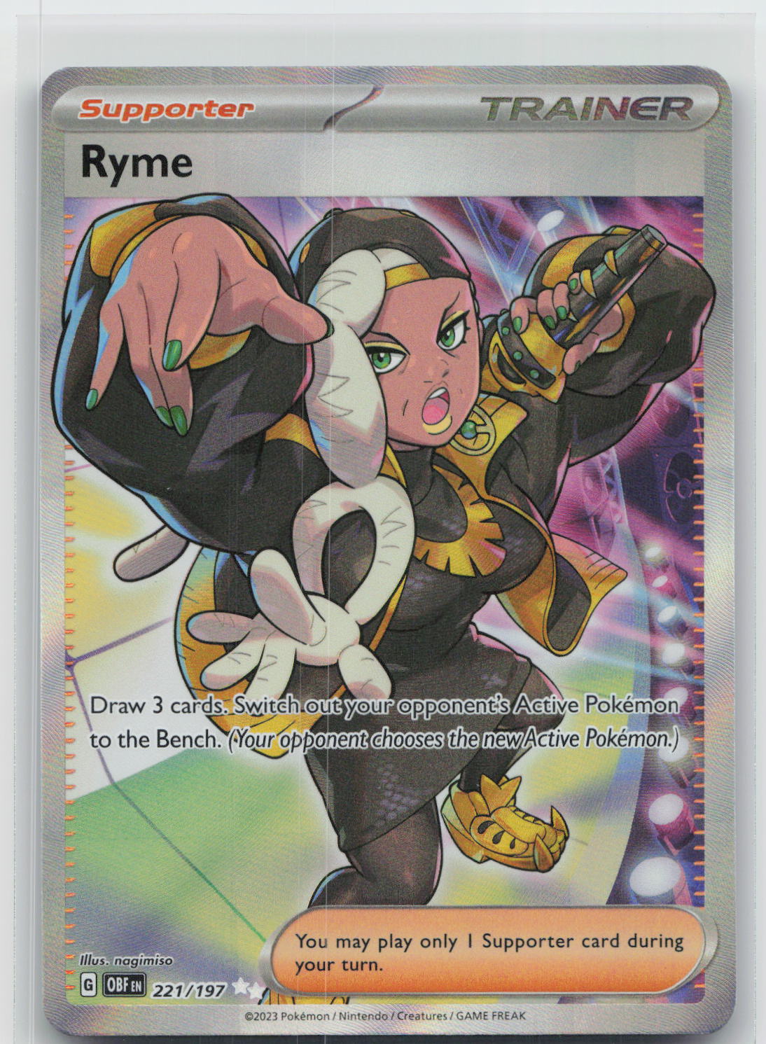 Ryme - Obsidian Flames 221/197
