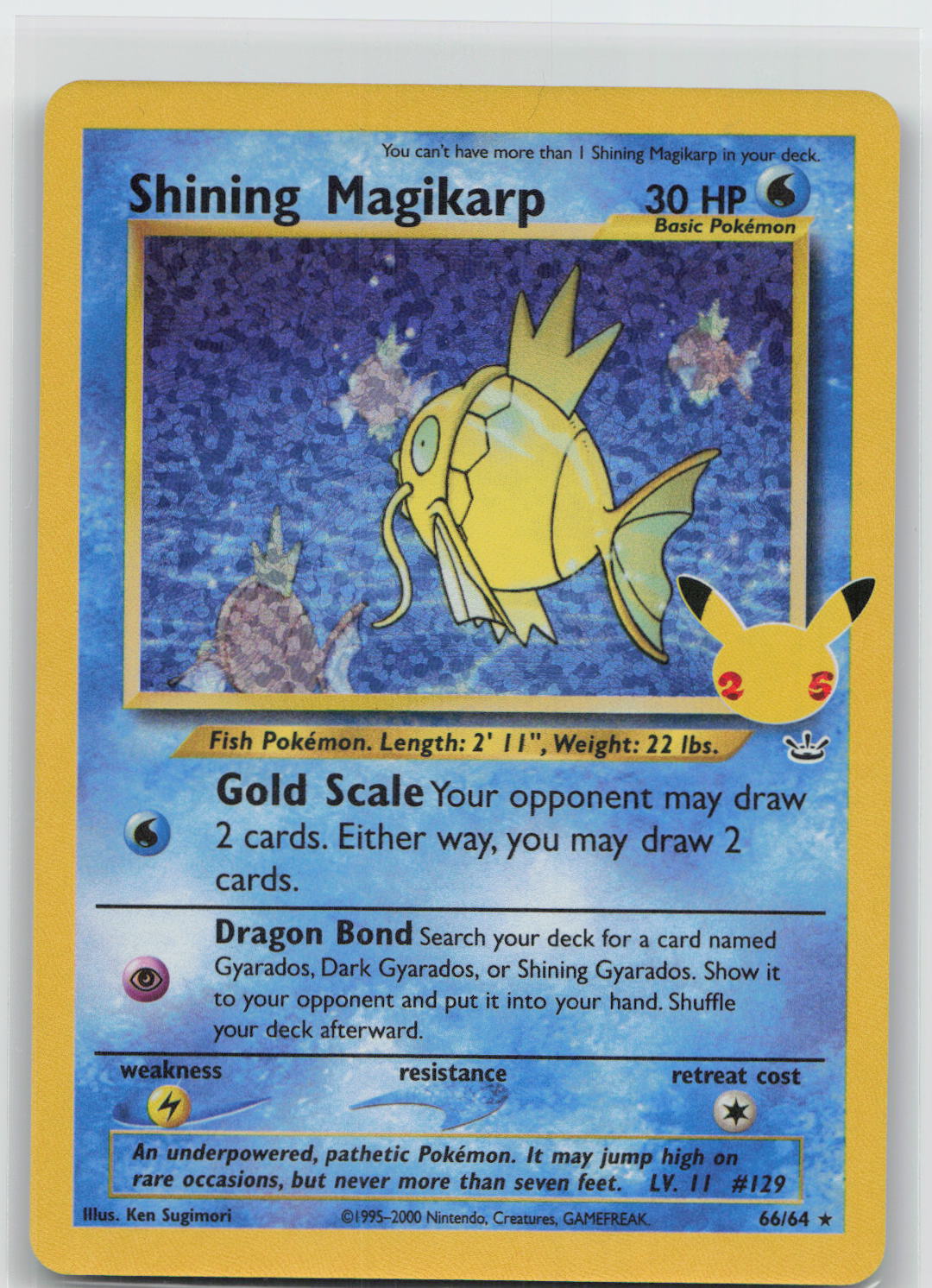 Shining Magikarp - Celebrations: Classic Collection 66/64