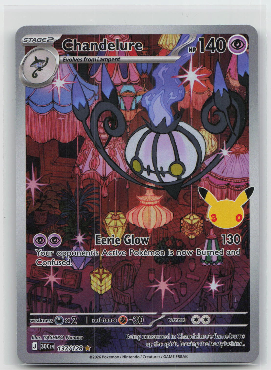 Chandelure - 30th Celebration 137/128
