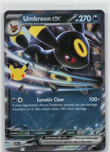 Umbreon ex - 30th Celebration 092/128