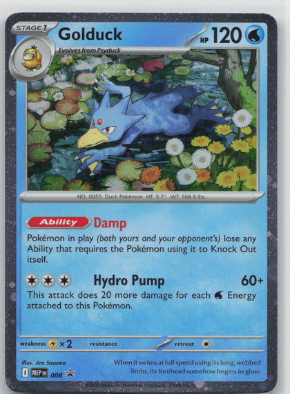 Golduck - Mega Evolution Promo 008