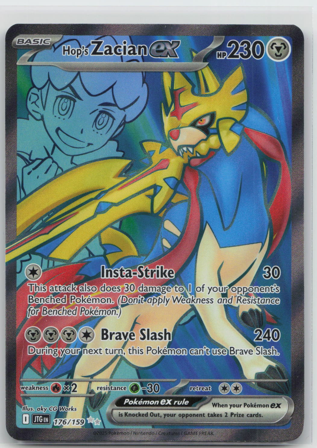 Hop's Zacian ex - Journey Together 176/159