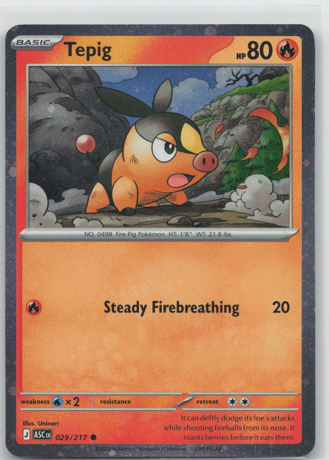 Tepig - Ascended Heroes 029/217