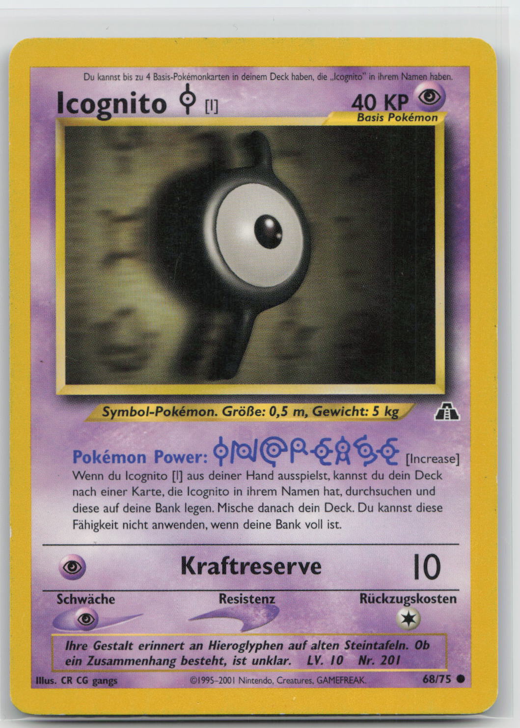 Unown [I] - Neo Discovery 68/75