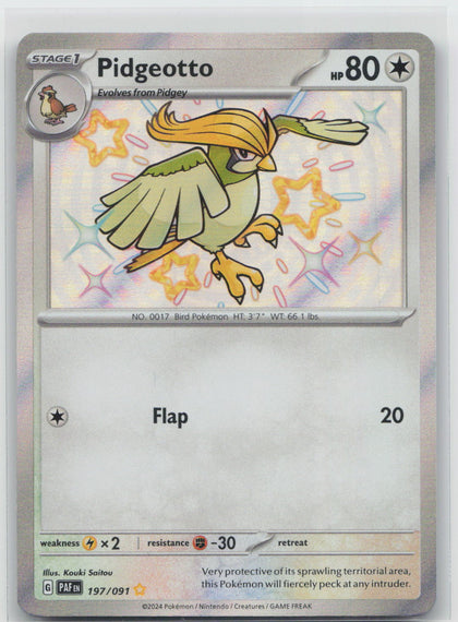 Pidgeotto - Paldean Fates 197/091