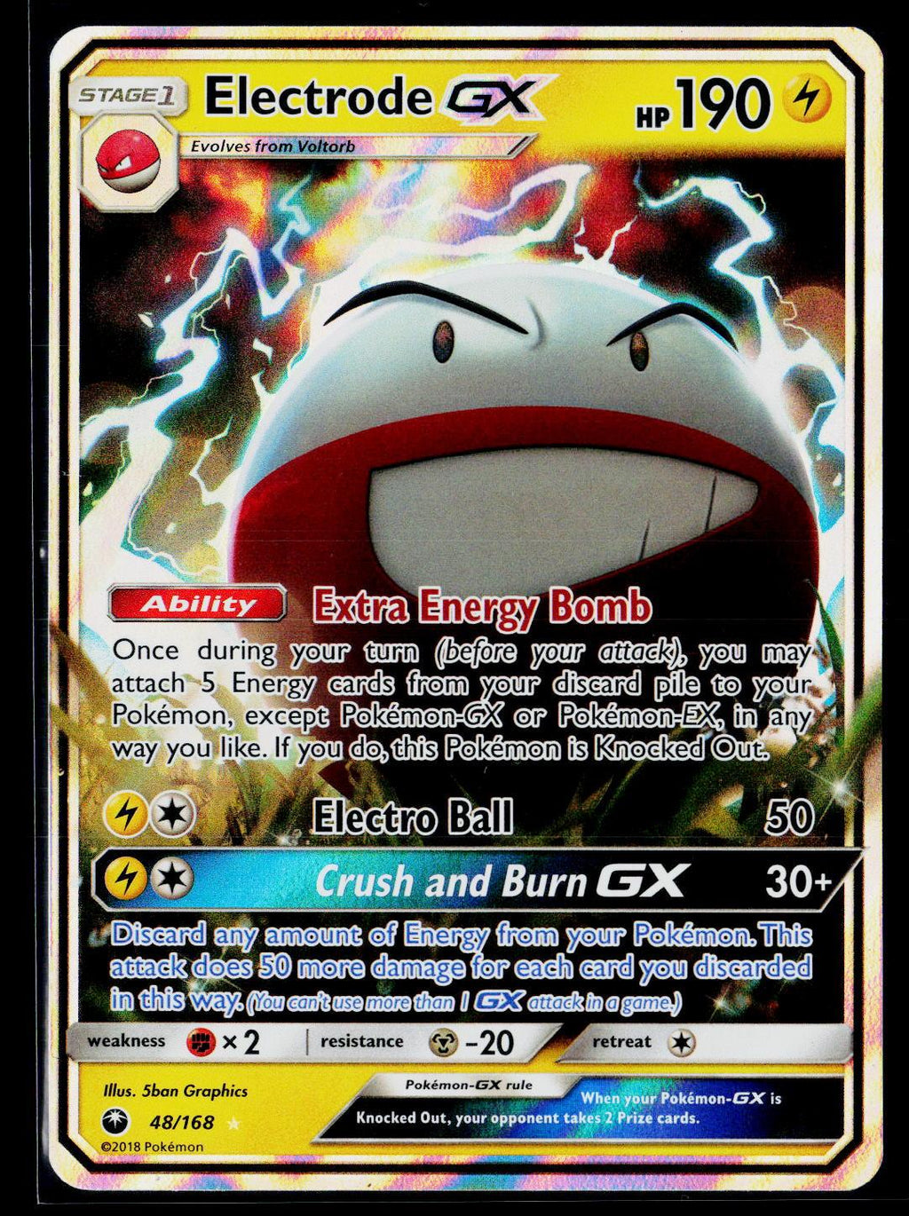 Electrode GX - Celestial Storm 48/168 (NM)