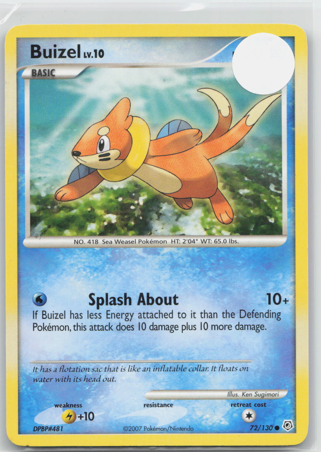 Buizel - Diamond & Pearl 72/130