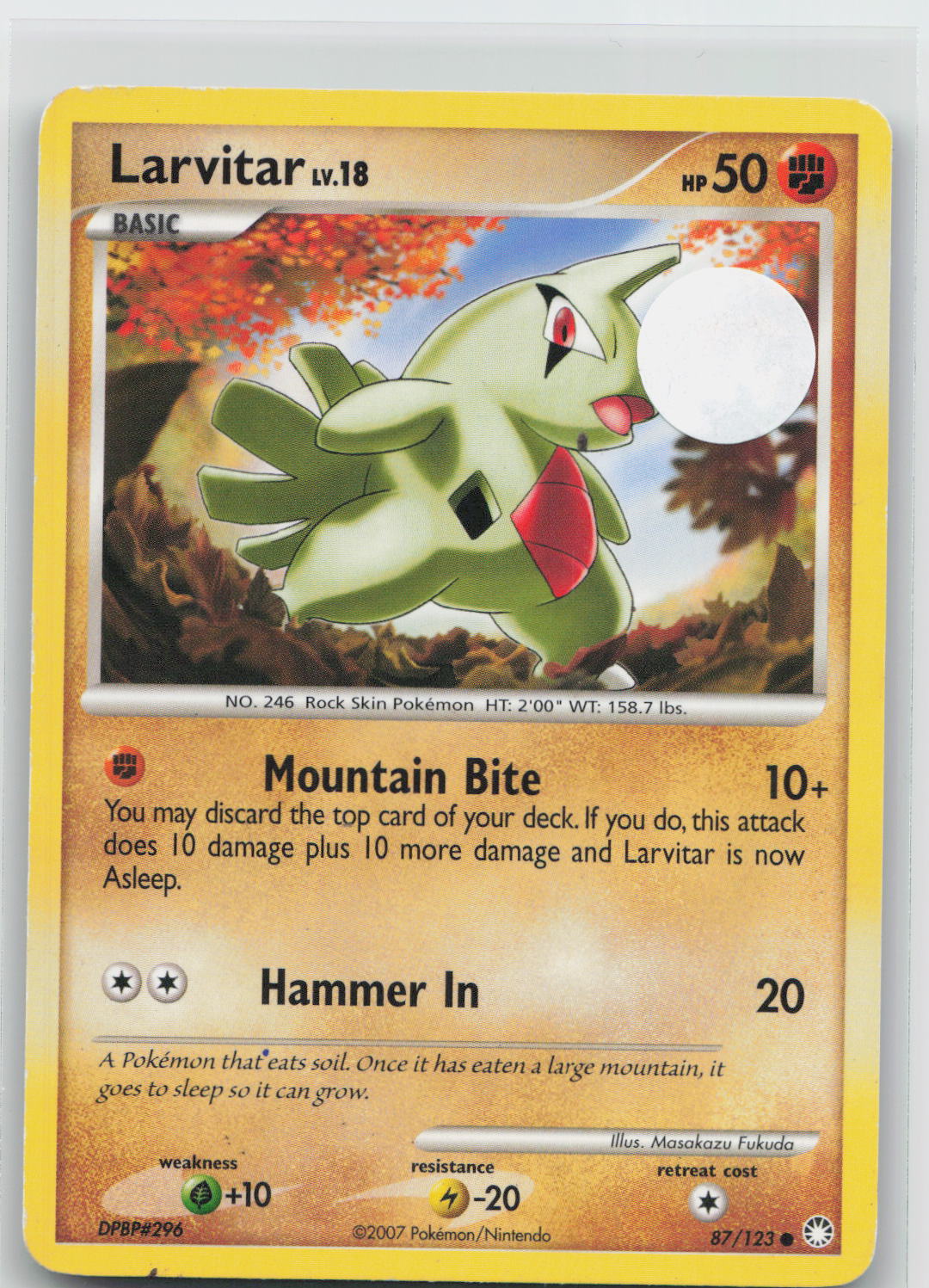 Larvitar - Mysterious Treasures 87/123