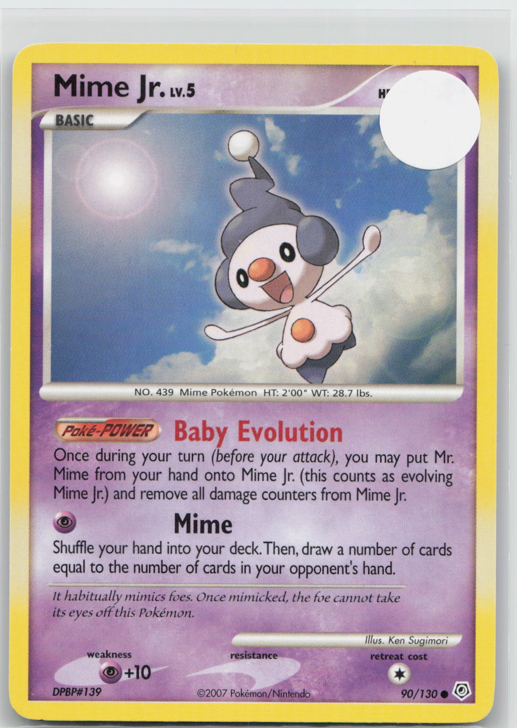 Mime Jr. - Diamond & Pearl 90/130