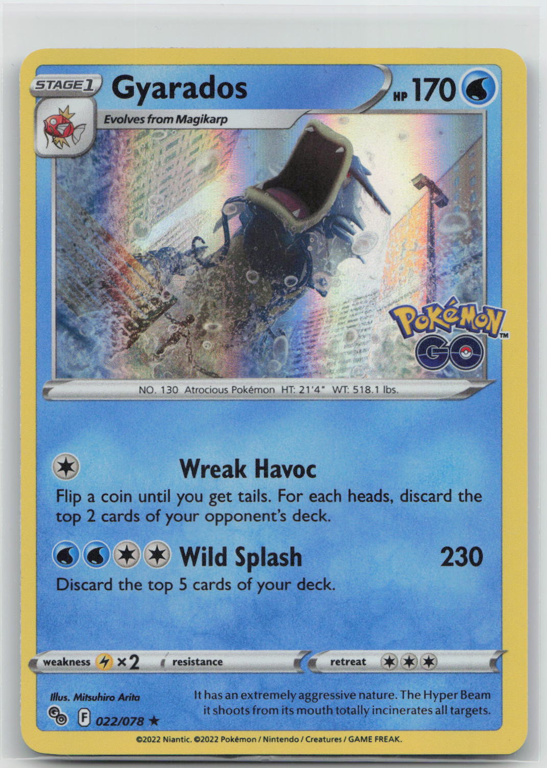 Gyarados - Pokémon GO 022/078