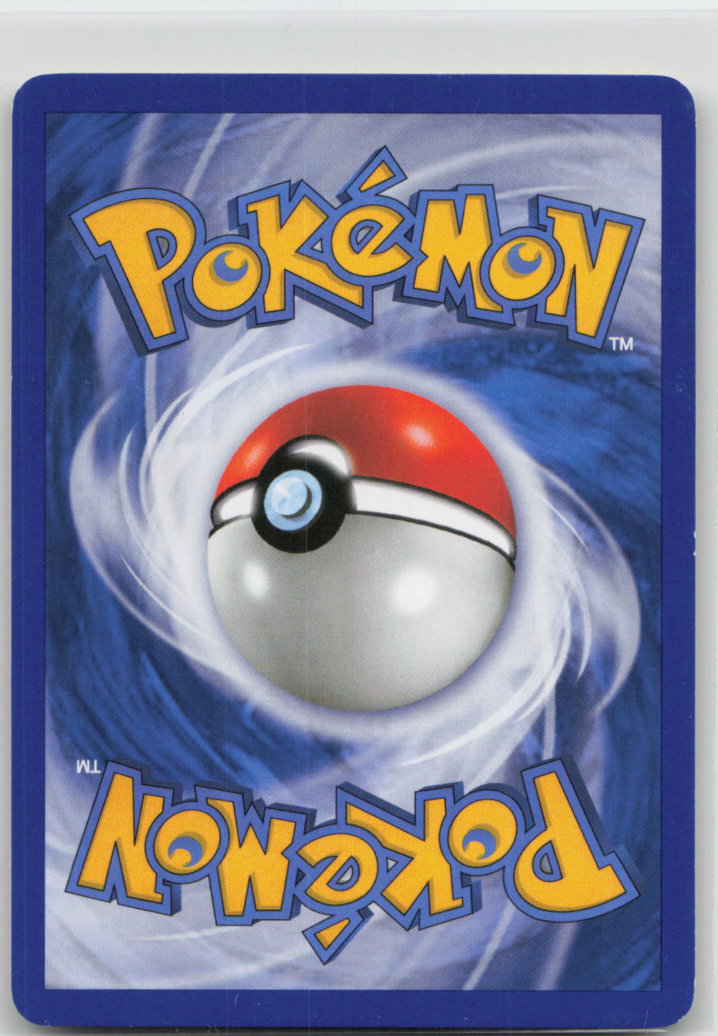 Back of card