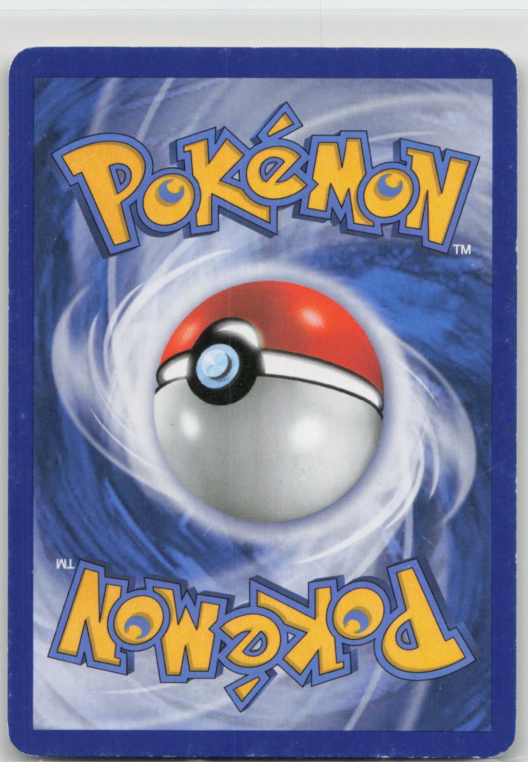 Back of card