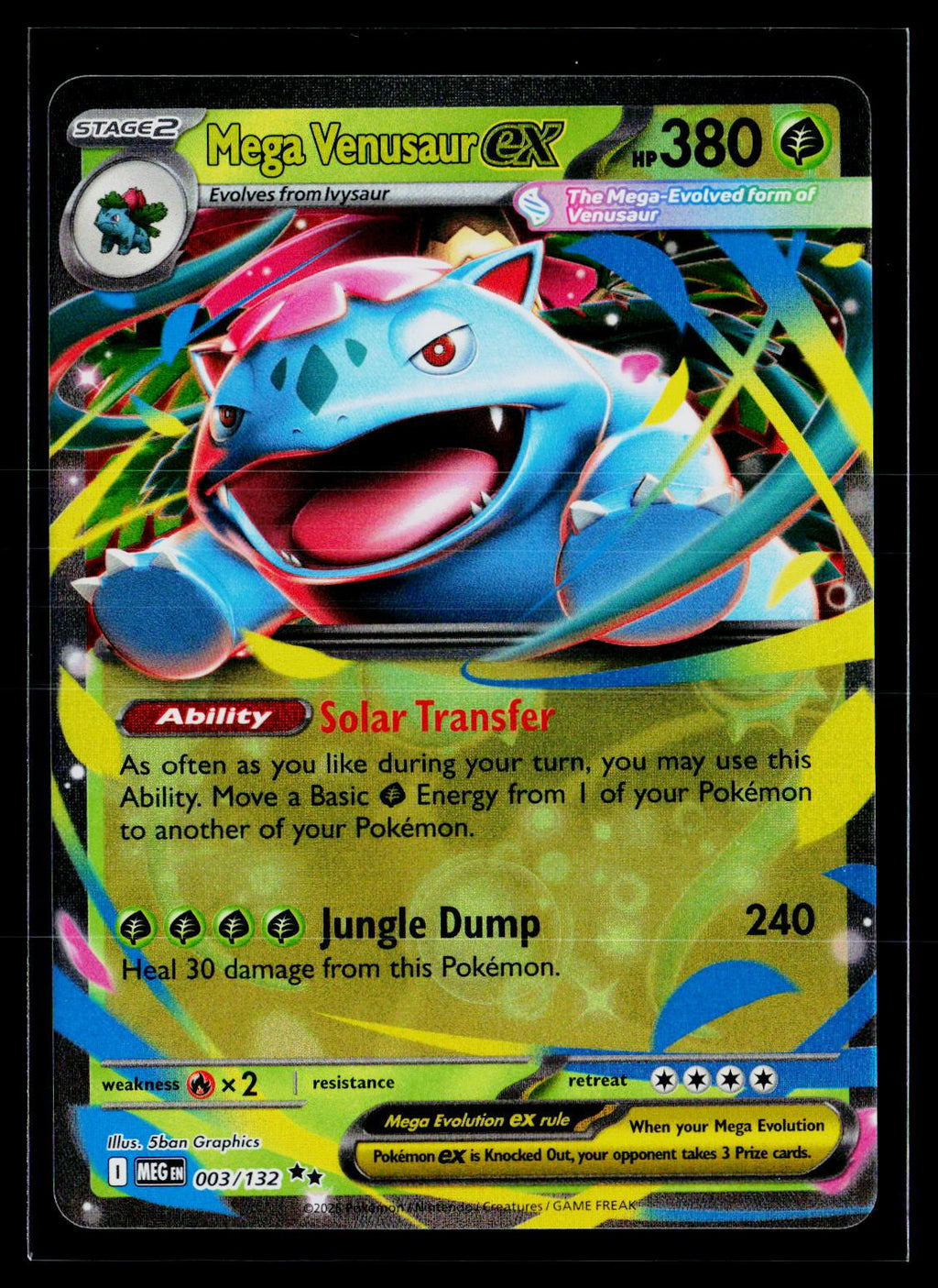 Mega Venusaur ex - Mega Evolution 003/132 (NM)