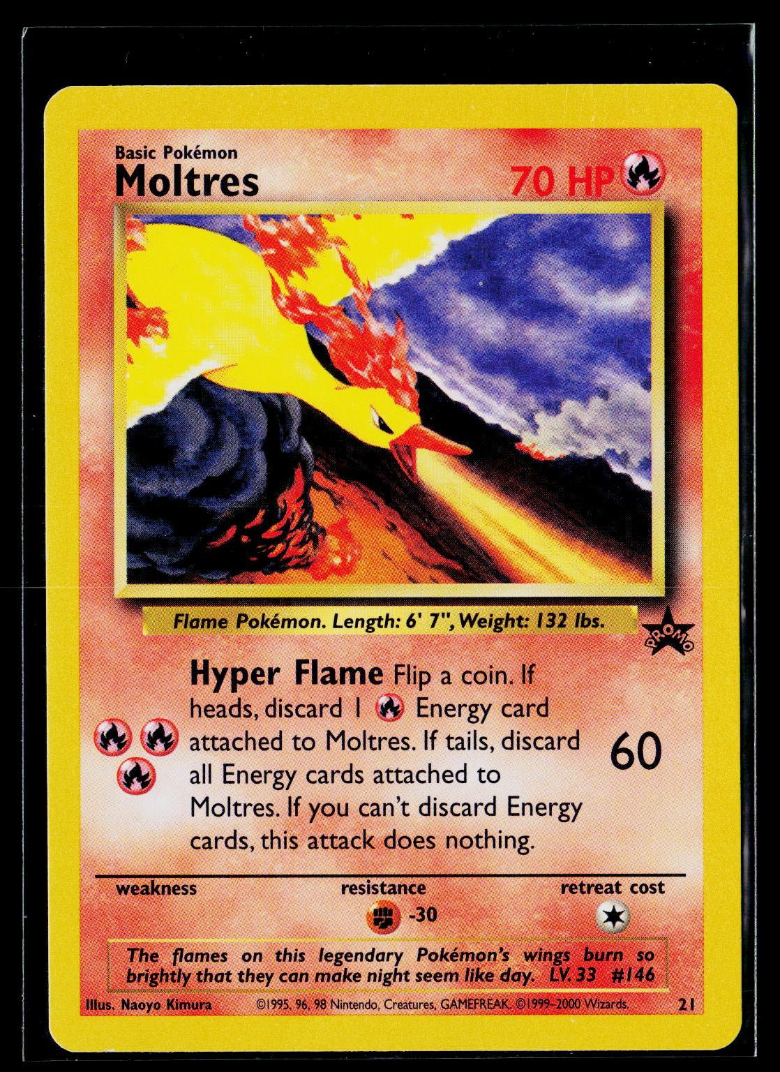 Moltres - Wizards Black Star Promos 21 (EX)