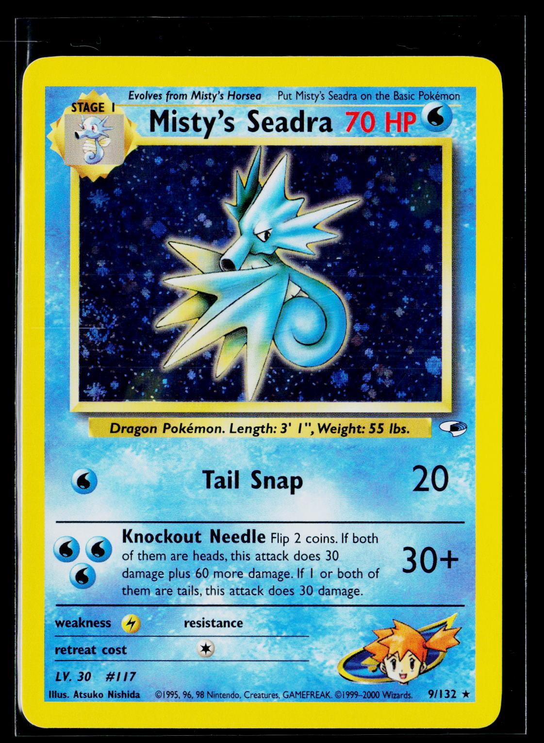 Misty's Seadra - Gym Heroes 9/132 (NM)