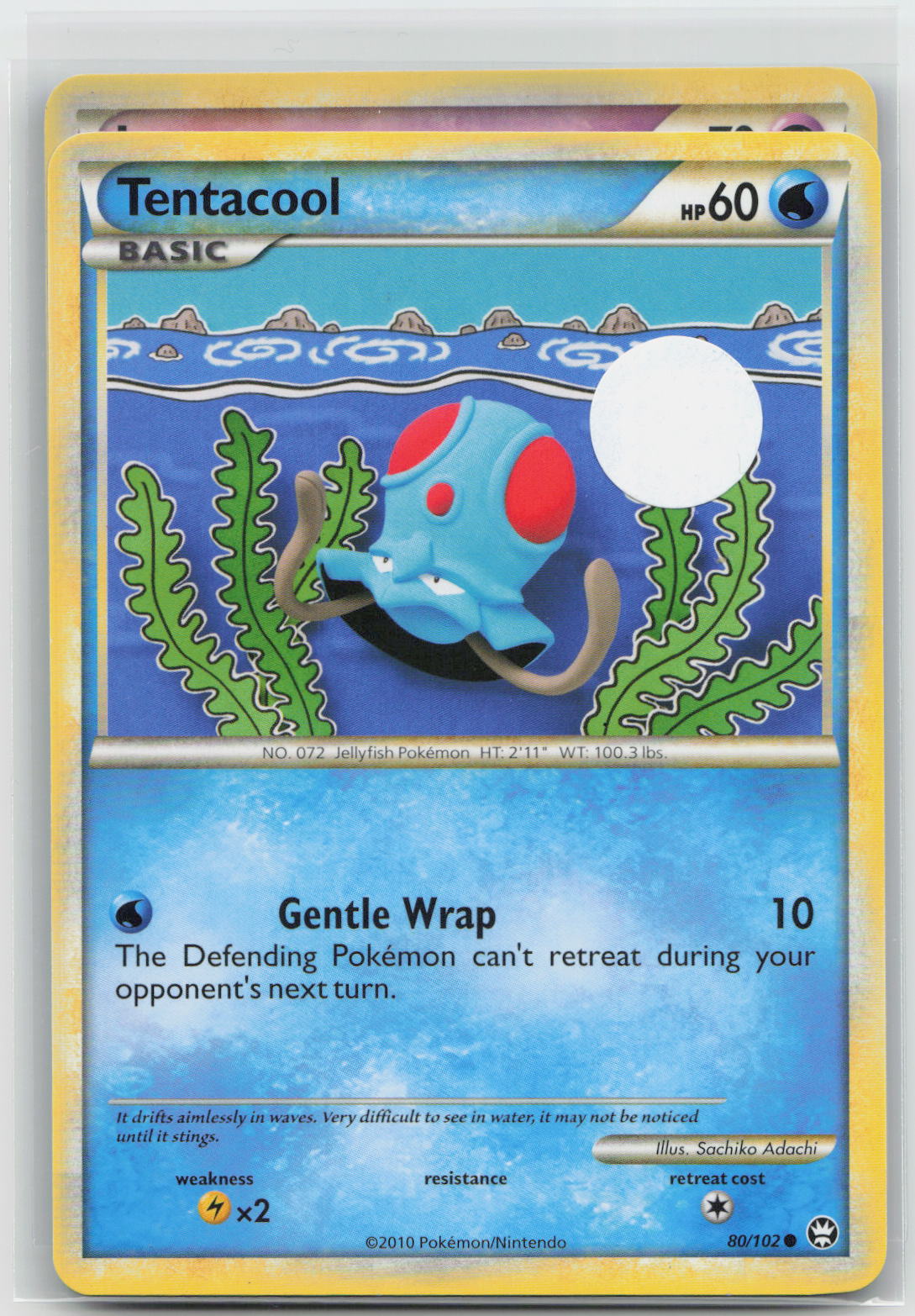 Tentacool - HGSS Triumphant 80/102