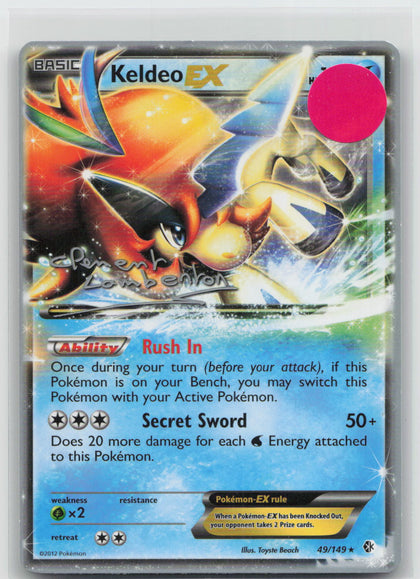 Keldeo EX - Boundaries Crossed 49/149