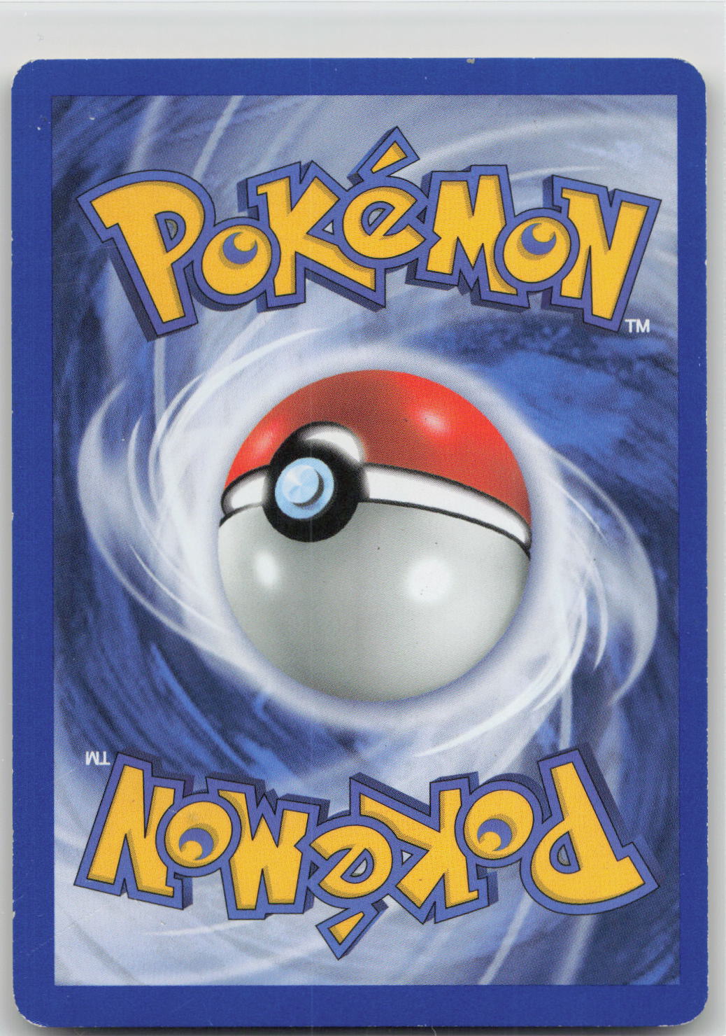 Back of card