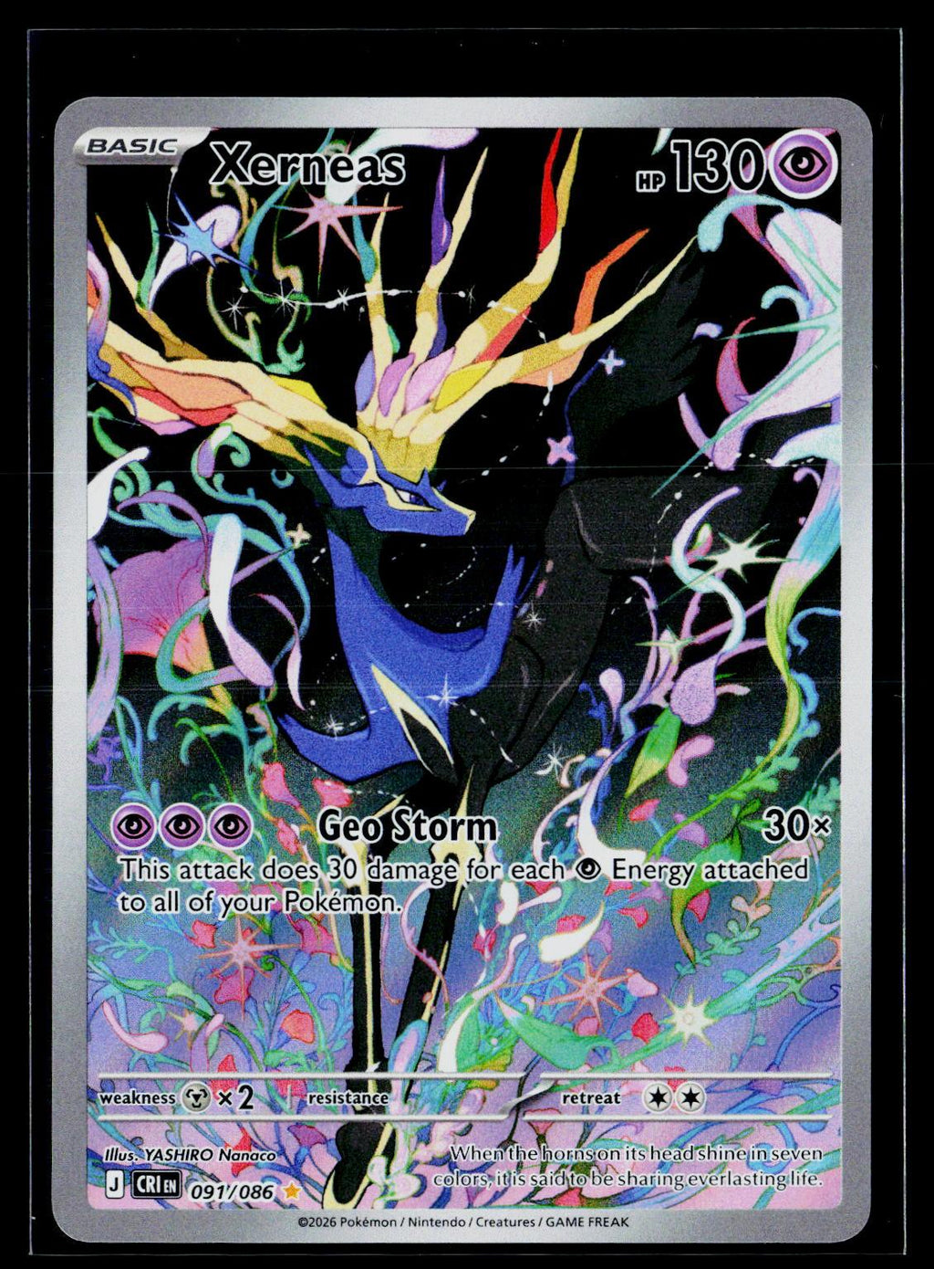 Xerneas - Chaos Rising 091/086 (NM)
