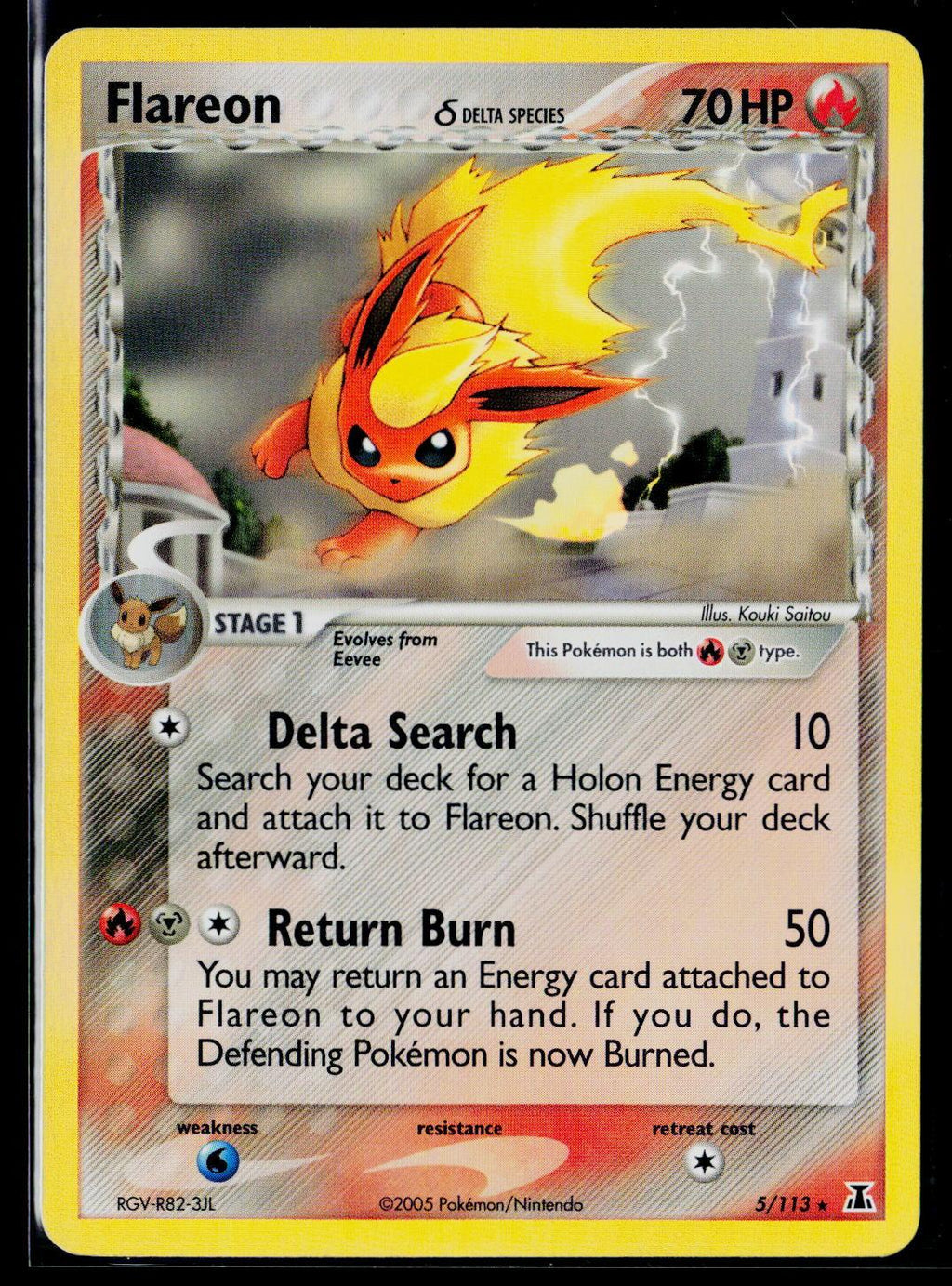 Flareon - Delta Species 5/113 (NM)